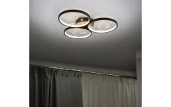 Groovy Plafond LED 3-delad matt svart/guld