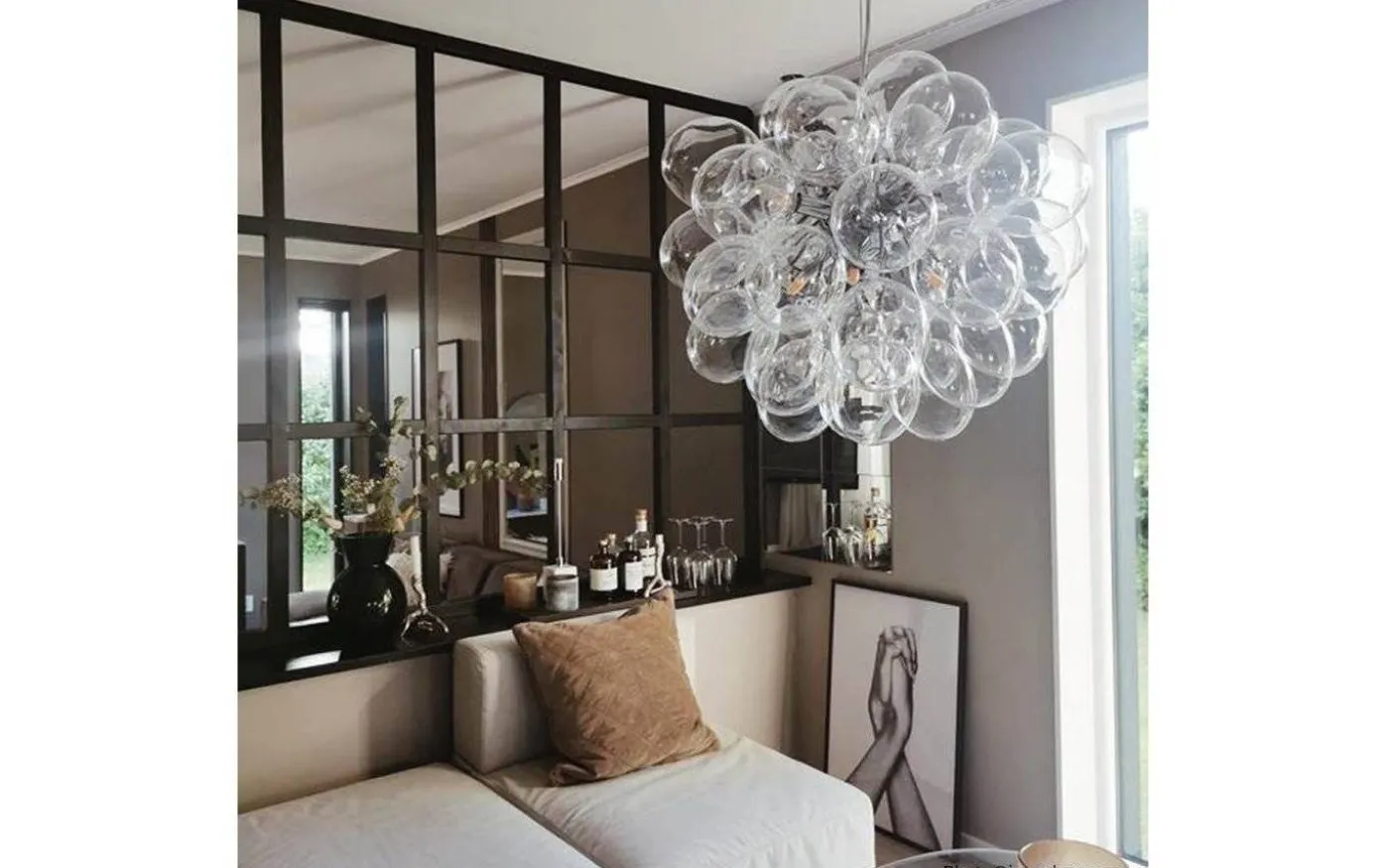 Gross Taklampa 50cm Klarglas