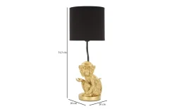 Grosso Bordslampa Apa 51,5cm Guld/Svart