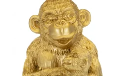 Grosso Bordslampa Apa 49cm Guld/Svart