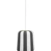 Gry Fönsterlampa 20cm Grå Ränder