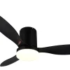 Göteborg Takfläkt 132cm LED mattsvart