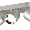 Guayana Spotlight 3-delad GU10 borstad aluminium