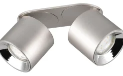 Guayana Spotlight 2-delad GU10 borstad aluminium