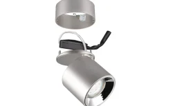 Guayana Spotlight 1-dels GU10 borstad aluminium