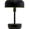 Haipot Uppladdningsbar Bordslampa 26cm LED 3000K 3W Svart IP44