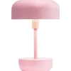 Haipot Uppladdningsbar Bordslampa 26cm LED 3000K 3W Rosa IP44