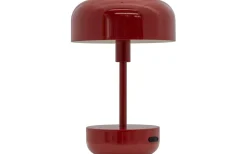 Haipot Uppladdningsbar Bordslampa 26cm LED 3000K 3W Mörkröd IP44