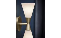 Harlekin Duo Vägglampa Mässing