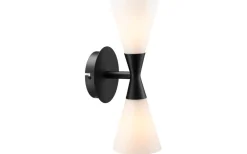 Harlekin Duo Vägglampa Svart