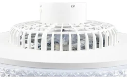 Harstad Takfläkt 60cm LED kromad stjärnljus