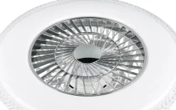 Harstad Takfläkt 60cm LED kromad stjärnljus
