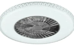 Harstad Takfläkt 60cm LED kromad stjärnljus