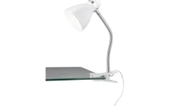 Harvey Klämlampa E27 mattvit