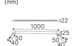 Heatline Bastu 100cm 350mA 2700K 10,5W IP44