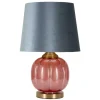 Helene Bordslampa 50cm Röd