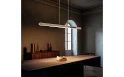 Helios Takpendel LED 82,5-130cm kaffebrun