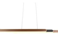 Helios Takpendel LED 82,5-130cm kaffebrun