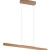 Helios Takpendel LED 100cm kaffebrun