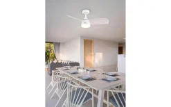 Helsinki Takfläkt 90cm LED matt vit
