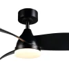 Helsinki Takfläkt 90cm LED mattsvart