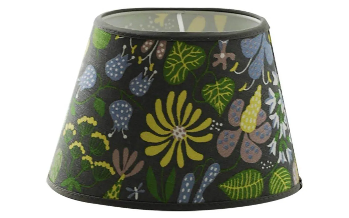 Herbarium Oval Lampskärm 20cm Grå Stig Lindberg