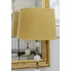 Herringbone Lampskärm Ø30cm Guldgul