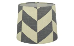 Herringbone Lampskärm Ø20cm Grå/Vit