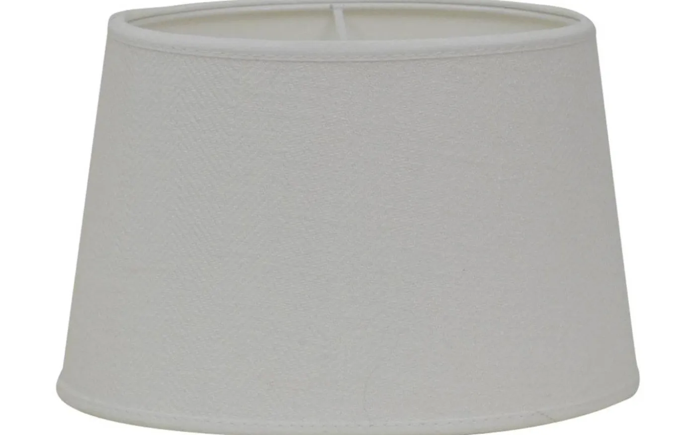 Herringbone Lampskärm Oval 20cm Offwhite