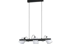 Hornwood Taklampa 78cm 3L Svart/Vit