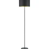 Hostel Golvlampa E27 matt svart/guld