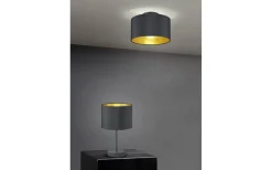 Hostel Plafond E14 matt svart/guld