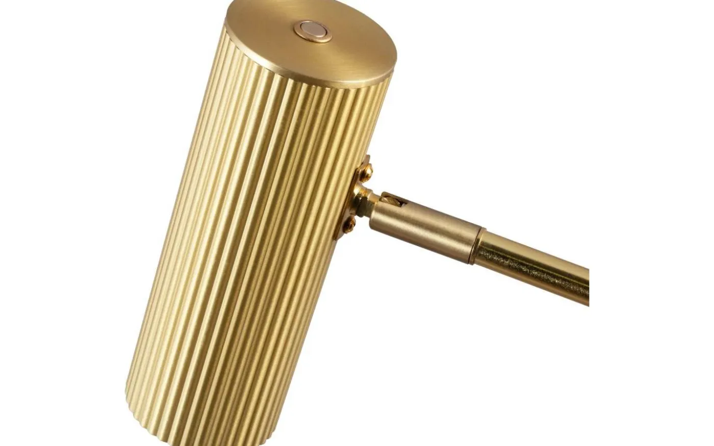 Hubble Read Golvlampa 140cm Borstad Mässing