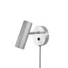Hubble Vägglampa Borstad Stål