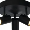 Hugin Takspotlight 25cm Svart