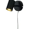 Hugin Vägglampa Svart