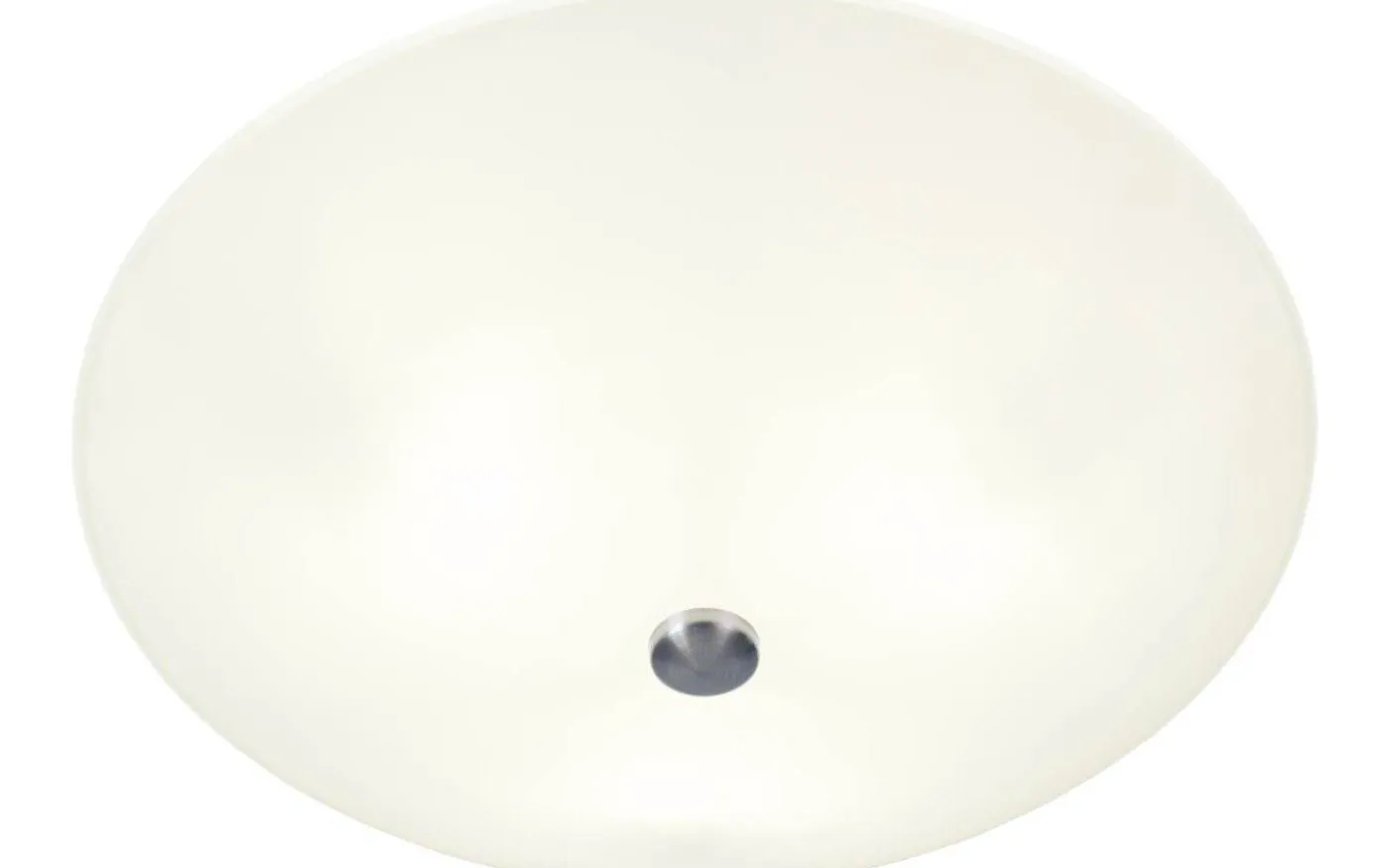 Iglo Plafond 42cm Vit/Stål
