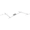 Indira Plafond LED 345cm borstat stål