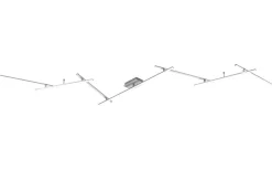 Indira Plafond LED 345cm borstat stål