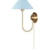 Iris Vägglampa Duvblå