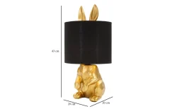 Ivo Bordslampa Kanin 43cm Guld/Svart