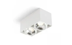 James II Takspotlight 29cm LED 2x15W 3000K Matt Vit