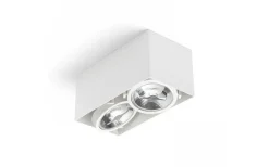 James II Takspotlight 29cm LED 2x15W 3000K Matt Vit