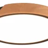 Jano Plafond LED mattsvart/trä