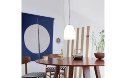 Jazz Fönsterlampa 18cm Opal/Borstad Stål