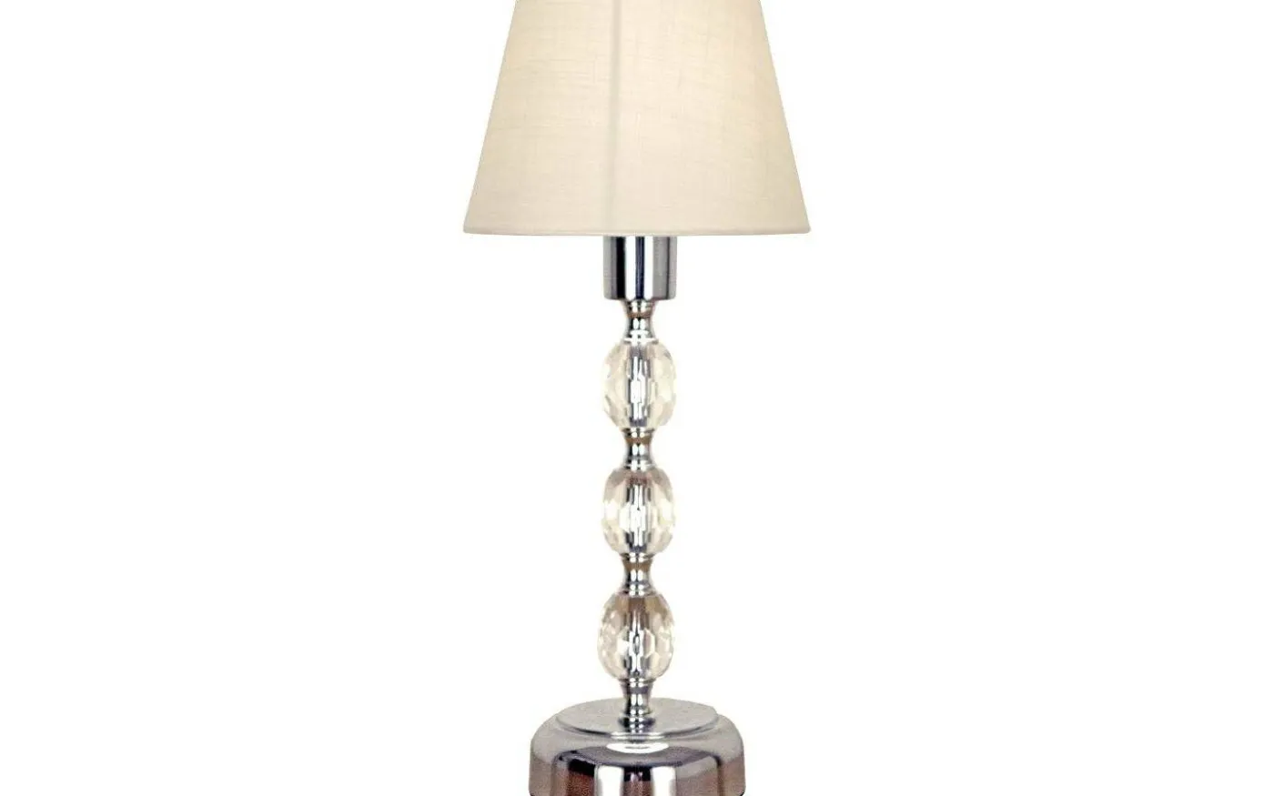 Johanna Bordslampa 34cm Krom/Vit