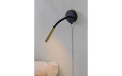 Jolie Vägglampa Svart/Mässing