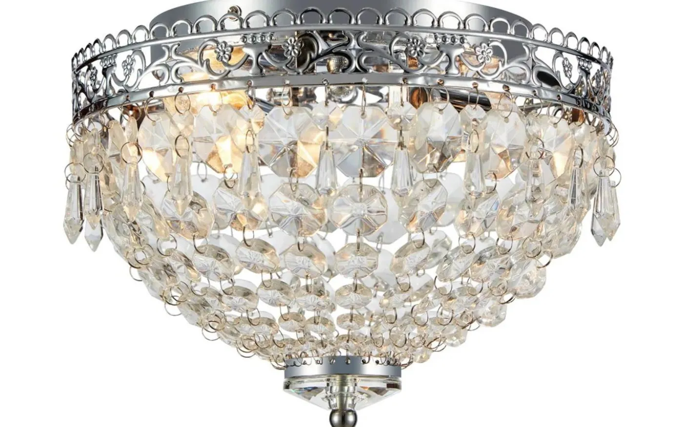 Joline Plafond 28cm Krom