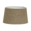 Jute Lampskärm Oval 25cm Natur