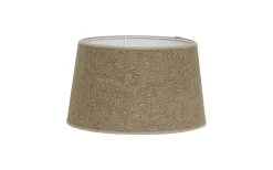 Jute Oval Lampskärm 20cm Natur